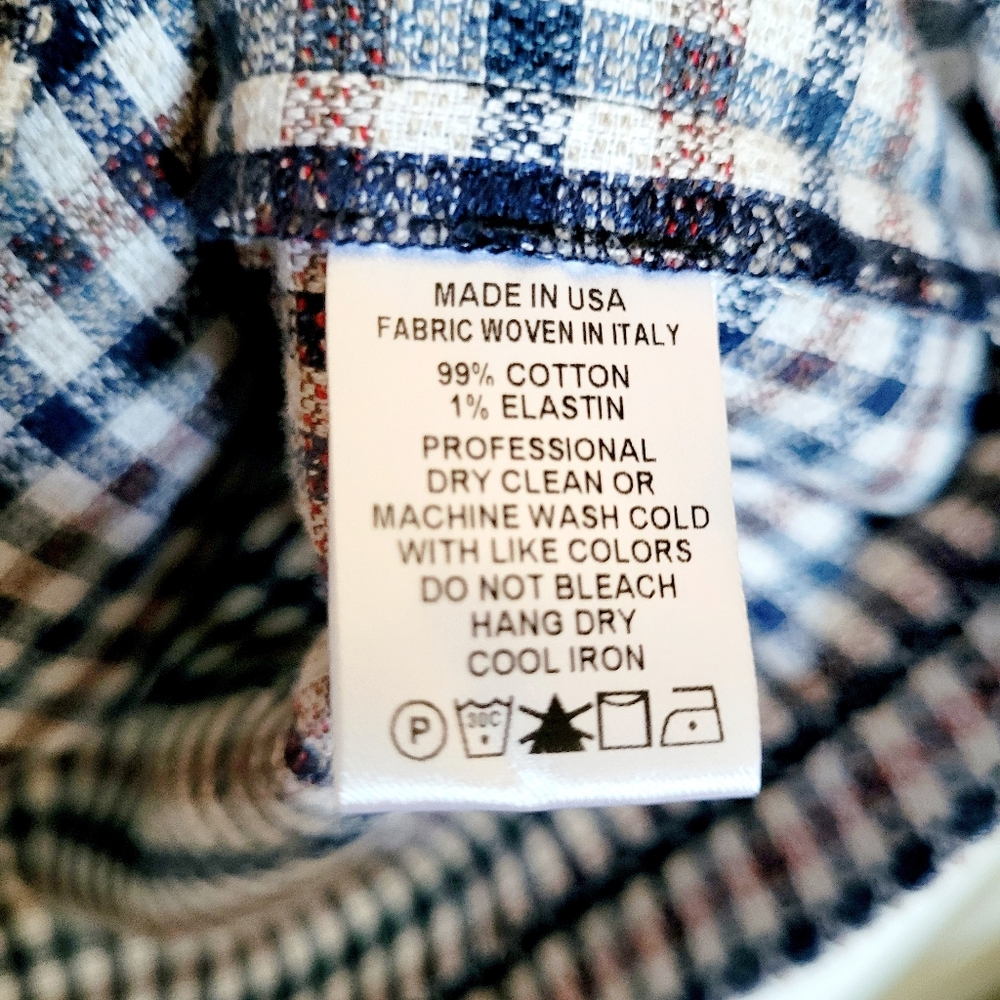 Kal Rieman Plaid Button Top - Picture 7 of 7